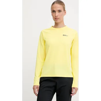 Pánská móda Sportovní tričko s dlouhým rukávem Jack Wolfskin Prelight Swift A63799 žlutá 10X, vel. S