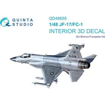 Plastikový model 1/48 PAC/CAC JF-17/FC-1 3D&col.Int.(BRONCO/TRUMP)