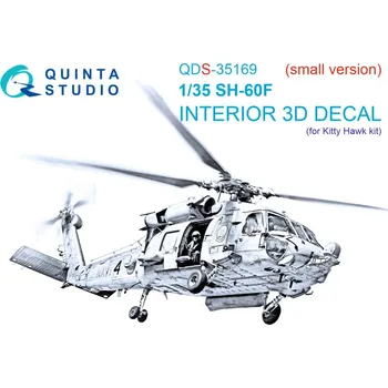 Plastikový model 1/35 SH-60F Seahawk 3D&col.Int.(KITTYH) SMALL