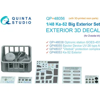 Plastikový model 1/48 Big Exterior Set for Ka-52 (ZVE)