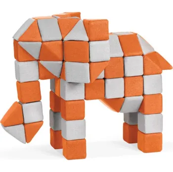 ostatní stavebnice Magnetická stavebnice JollyHeap Creative set 100ks/ 4 tvary kostek