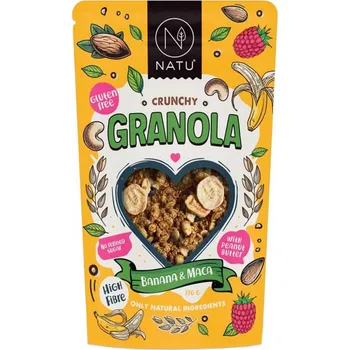 NATU Granola banán a maca 370 g