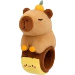 LEAN Toys 27545 Plyšový samoutahovací náramek na ruku - včelka s kapybarou