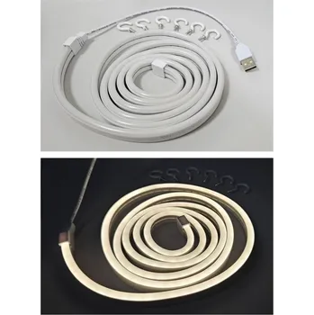 LED páska Flexibilní NEONOVÝ LED pásek - bilý, 1,8m, IP65, TRIXLINE