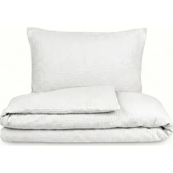 Povlečení Kvalitex Klasické krepové povlečení BÍLÉ 1+2, 220x200, 70x90cm