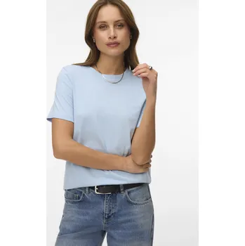Vero Moda dámské basic triko Paulina světle modré Velikost: L