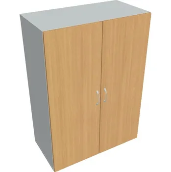 Policová skříň Skříň dveřová D 3 80 01 - BUK , ŠEDÁ