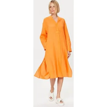 Dámské šaty Seidensticker Košilové šaty 60.134909 Oranžová Regular Fit 36