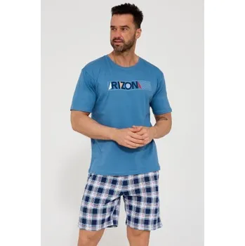 Pánské pyžamo Cornette Arizona - bavlna Světle modrá 2XL