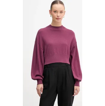 Dámský svetr Svetr s příměsí vlny United Colors of Benetton 1Y6SD2041 fialová 49X, vel. S