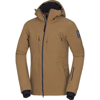 Pánská lyžařská bunda NORTHFINDER Bodie hnědá Velikost: 2XL