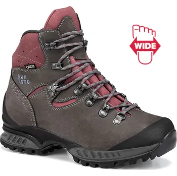 Dámská treková obuv Hanwag Tatra II Wide Lady GTX asphalt dámské nepromokavé kožené trekové boty širší střih - 39 EUR