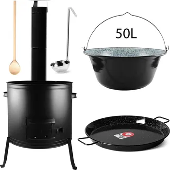 Sport Perfect Home 50L Kotlíková souprava s 55cm pánví, 8ks, PL-Set-143