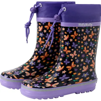 Dívčí holínky Dívčí holínky - Wolf & Wolfie Y2601, mix barev Barva: Mix barev, Velikost: 30-31