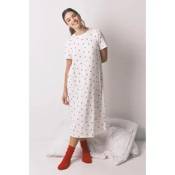 Dámská noční košile Noční košilka women'secret 4443617 bílá 00X, vel. XL