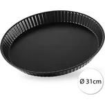 Kmt Style 6434459 Ocelová forma na koláč, černá 31x3cm