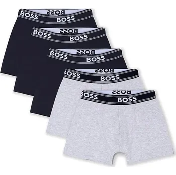 Boxerky Dětské boxerky BOSS 5-pack J52664.162.174 námořnická modř 59X, vel. 162