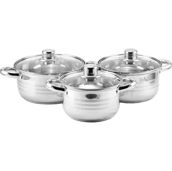 Hrnec Perfect Home Sada nerezového nádobí 3/2,5/2 L, 6ks, 14721