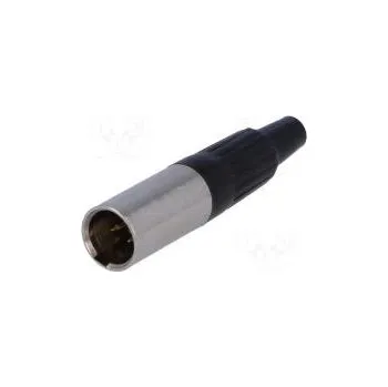 Audio kabel Zástrčka XLR mini vidlice PIN 3 na kabel pájení přímý