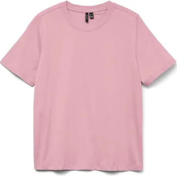 Dámské tričko Vero Moda dámské basic triko Paulina růžové Velikost: XL