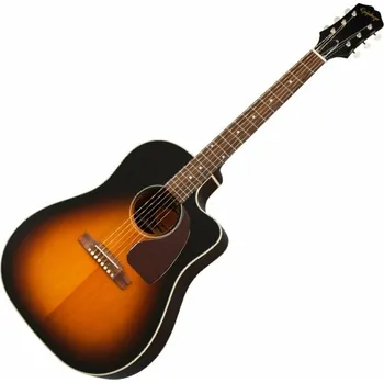 Elektroakustická kytara Epiphone J-45 EC Studio Vintage Sunburst Elektroakustická kytara Dreadnought (Jako nové)