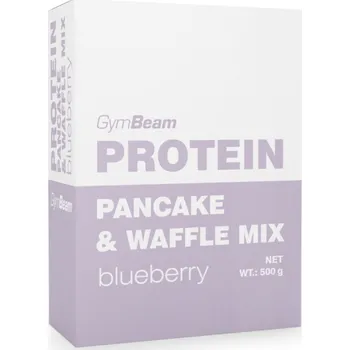 GymBeam Pancake & Waffle Mix 500 g, borůvka