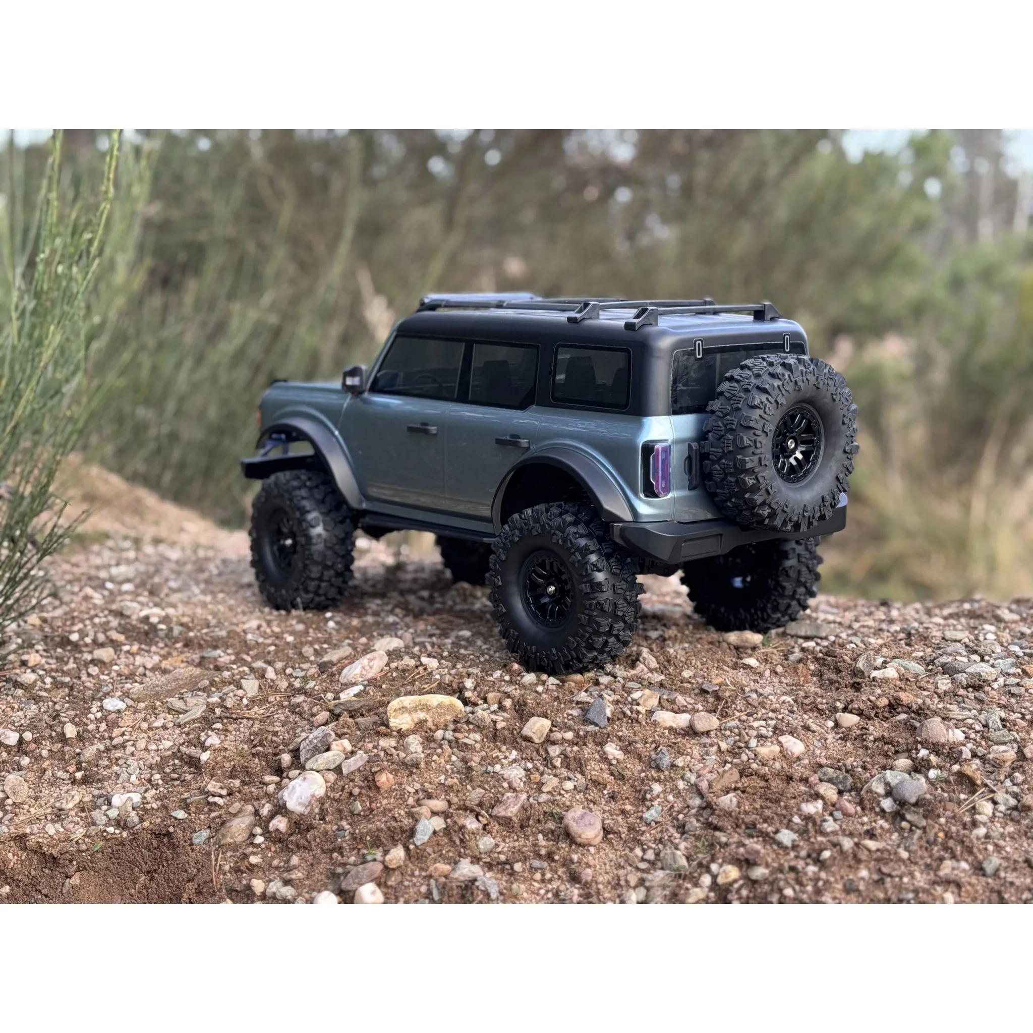 Fotografie 12 - RC model auta DF models RC DF-4S Crawler RTR 1:10 šedá metalíza