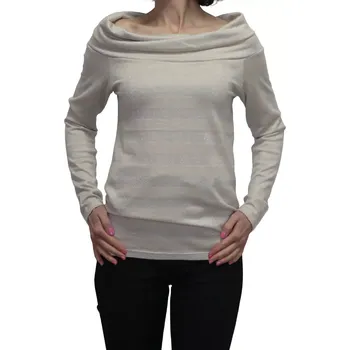 Dámský svetr Dámský rolák Orange Point s jemným leskem 2839 písková velikost XL