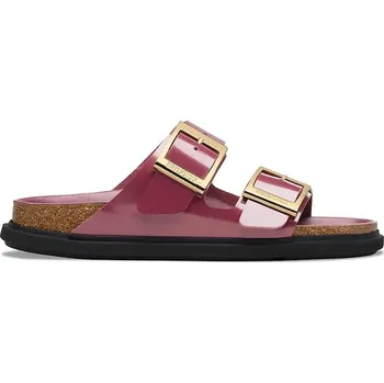 Dámská obuv Kožené pantofle Birkenstock Arizona Droplet Buckle 1030367 červená 92X, EUR 39