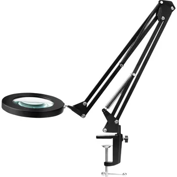 Lampička Stolní LED lampa s lupou Glow 308 černá 5W