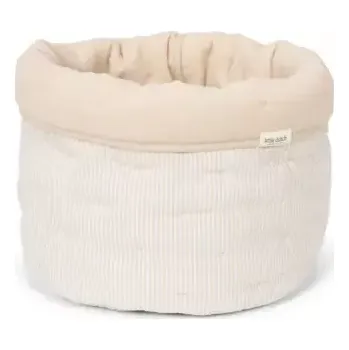 Dětsný nábytek Little Dutch Košík textilní oboustranný velký Pure Soft Beige Stripe (DE30225041LD)