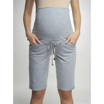 Těhotenské kraťasy Bloom - šedé, bavlněné Velikost: S