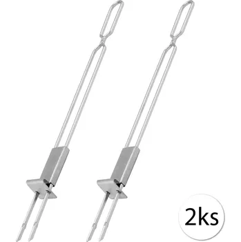 Grilovací nářadí Perfect Home Grilovací jehly chromované 28251 2 ks