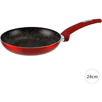 Pánev Nepřilnavá granitová pánev 24 cm na indukci – Red Comfort | Perfect Home 14220