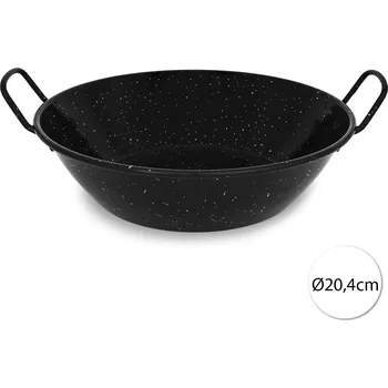 Pánev Garcima 13366 Smaltovaná paella pánev 20 cm