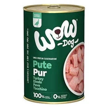 Krmivo pro psa WOW Dog konzerva PUR krocan monoprotein 400g