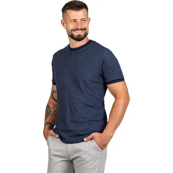 Pánská móda FERATT Pánské tričko JIMI tmavě modré Velikost: M