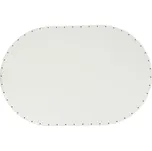 Sololak bílý ovál 45x30cm s otvory 22B4530V - 45x30