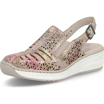 Dámské sandále Dámské sandály RIEKER 48763-90 béžová S6 37