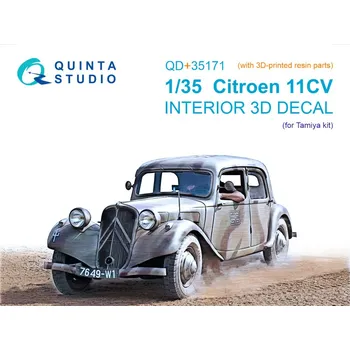 Plastikový model 1/35 Citroen 11CV 3D-Print&col.Interior (TAM)