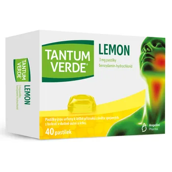 Lék na bolest v krku Angelini Pharma Tantum Verde Lemon