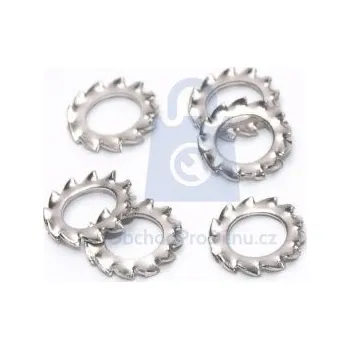 Matice Podložka vějířová, DIN 6798A, nerez A2 23 - hobby balení, balení 1 ks