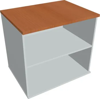 Policová skříň Skříň otevřená stolová SP 80 60 P (léta podél) - TŘEŠEŇ , ŠEDÁ