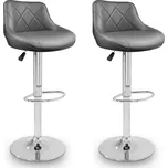 Aga 2x Barová židle MR2000 Šedá