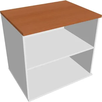 Policová skříň Skříň otevřená stolová SP 80 60 N (léta napříč) - TŘEŠEŇ , BÍLÁ