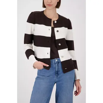 Dámský svetr MONARI CAPE TOWN dámský svetr hnědobílý na knoflíky