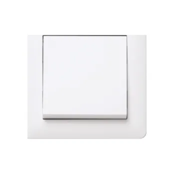 vypínač Hager Vypínač Lumina soul bílý kompletní (řazení 7, jednopólový)