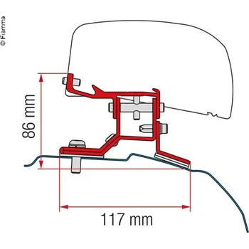 Markýza Fiamma Adaptér F40Van Ford Custom KR