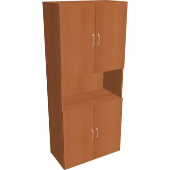 Policová skříň Skříň policová dveřová D 5 80 05 - TŘEŠEŇ , TŘEŠEŇ
