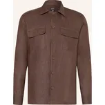 Van Laack Pánská Lněná Košile Vl-Radin-K Regular Fit, tmavě...